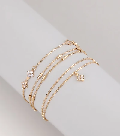 Dainty Daze Layered Chain Bracelet