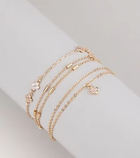 Dainty Daze Layered Chain Bracelet
