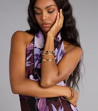 Timeless Luxury Rhinestone Bangle Bracelet