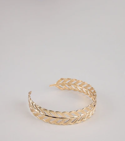 Stay Golden Leaf Arm Cuff