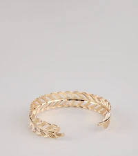 Stay Golden Leaf Arm Cuff