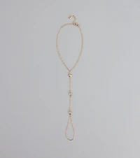 Glow Getter Rhinestone Hand Chain