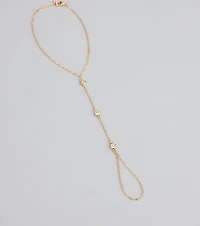 Glow Getter Rhinestone Hand Chain