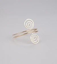 Wrapped Up Spiral Arm Cuff