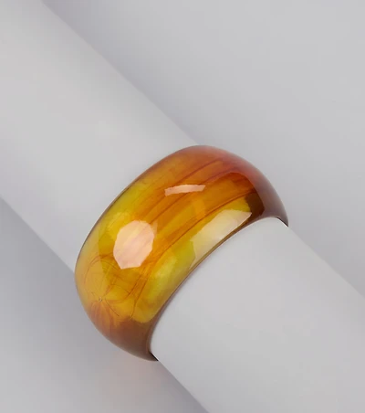 Bold Accents Resin Bangle Bracelet
