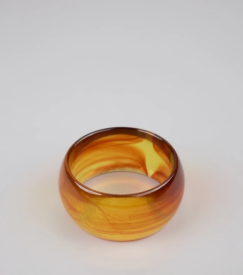 Bold Accents Resin Bangle Bracelet