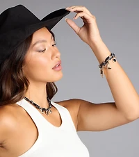 Wild West Bandana Charm Bracelet