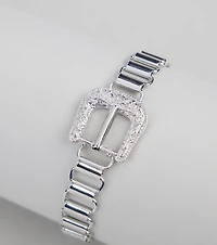 Cowgirl Chic Western Buckle Bracelet