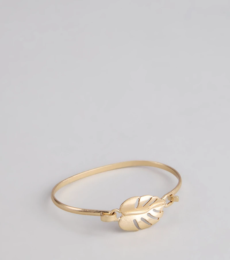 Island Vibes Tropical Leaf Bracelet