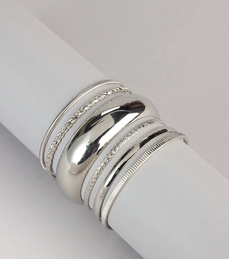 Arm Candy Stacking Bangle Bracelet Set