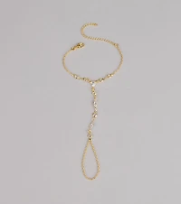 Glow in Motion Rhinestone Hand Chain