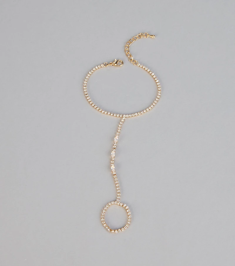 Diamond Drift Hand Chain