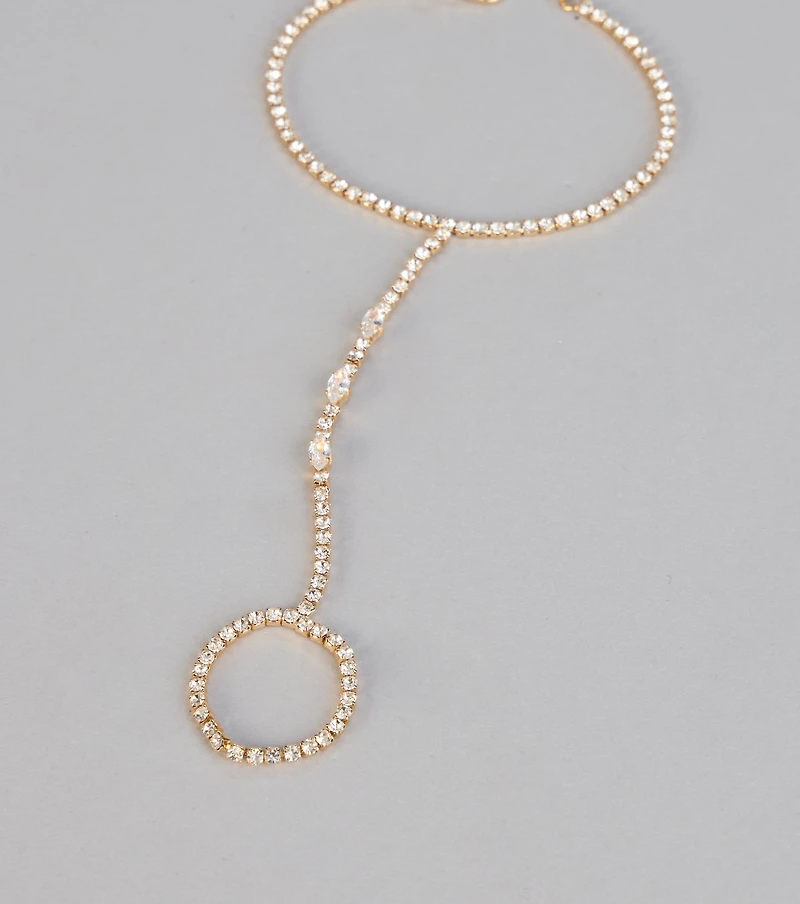 Diamond Drift Hand Chain