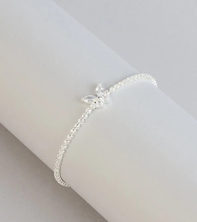 A Little Luxe Rhinestone Butterfly Tennis Bracelet