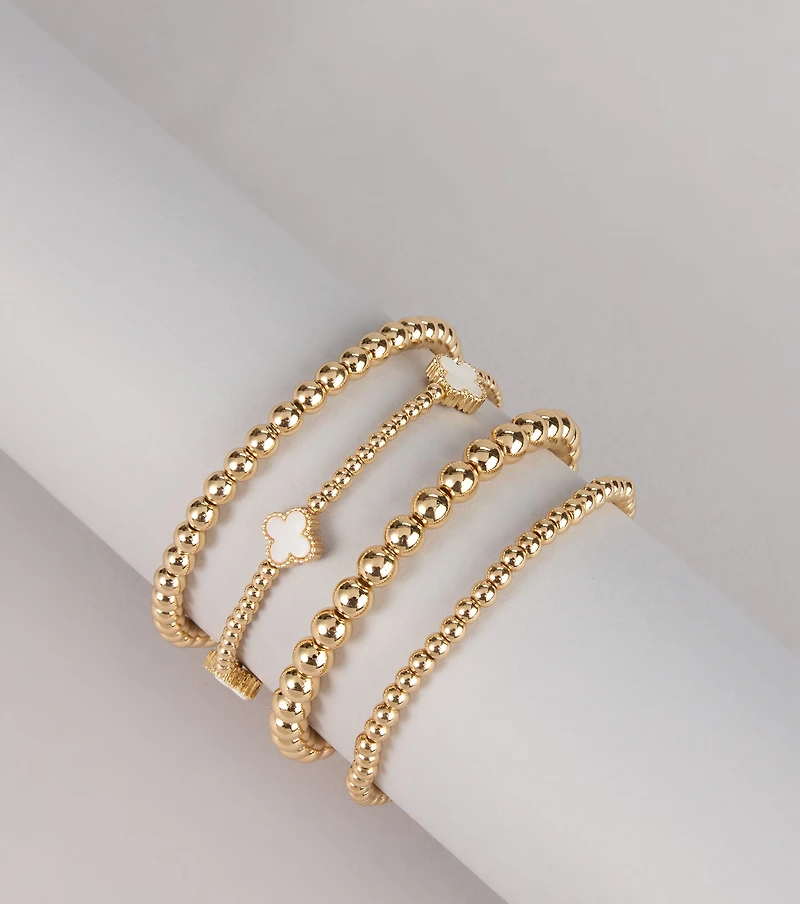 Charm Vibes Four Pack Bracelets