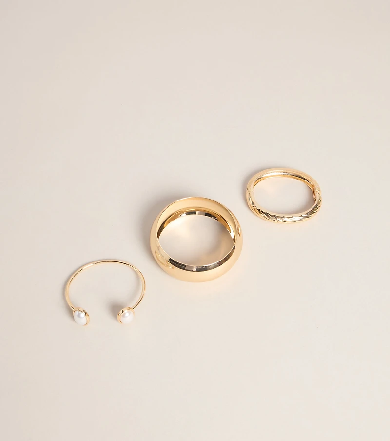 Stacked And Styled Bangle Bracelet Set