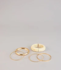 Layered Luxe Bracelet Five-Pack