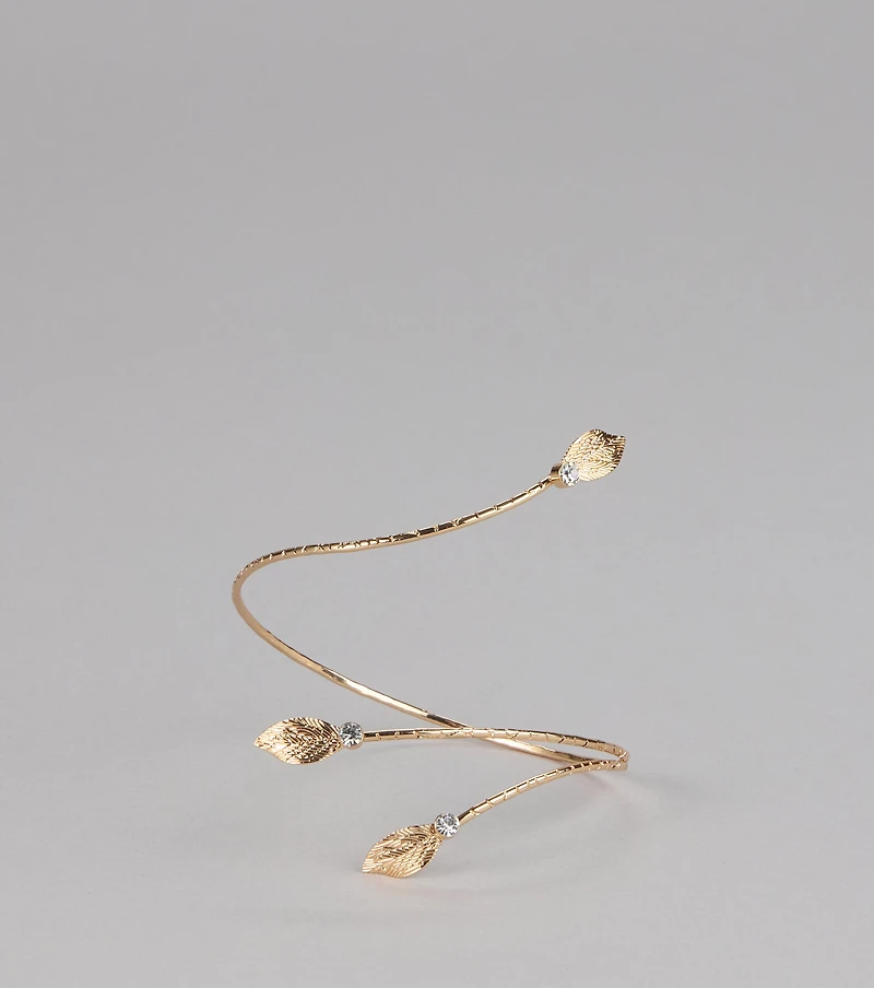 Goddess Glow Leaf Arm Cuff