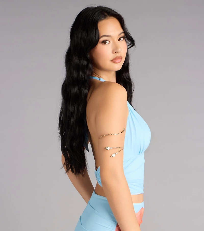 Goddess Glow Leaf Arm Cuff