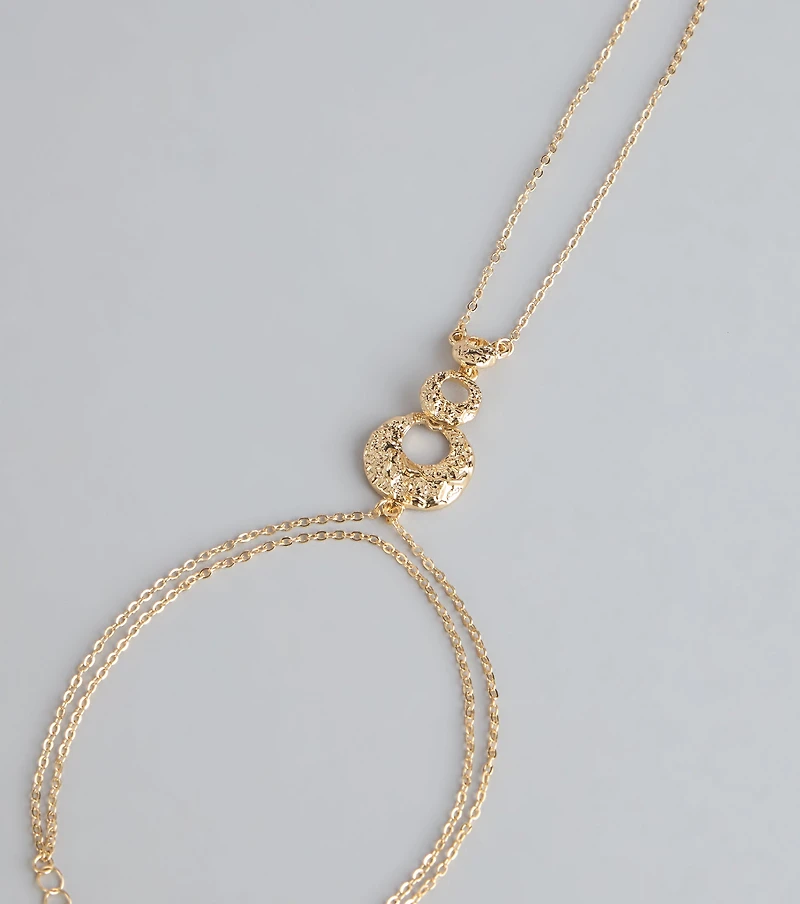 Glow Getter Statement Hand Chain