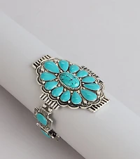 Festival Muse Turquoise Statement Bracelet