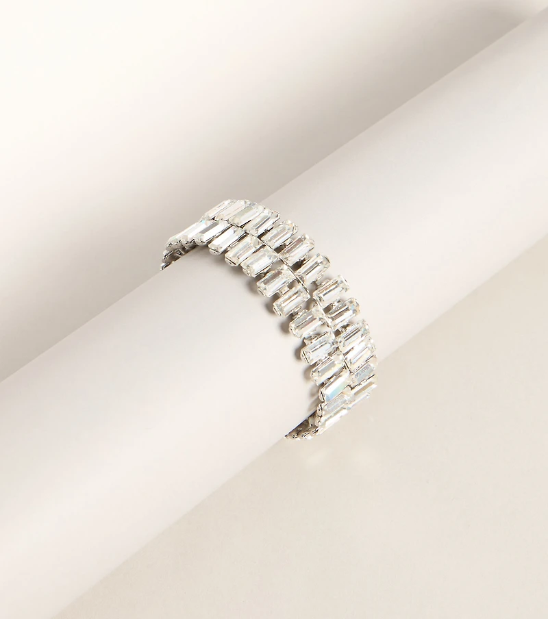 Dressed Up Rhinestone Stretch Bracelet