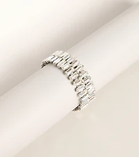 Dressed Up Rhinestone Stretch Bracelet