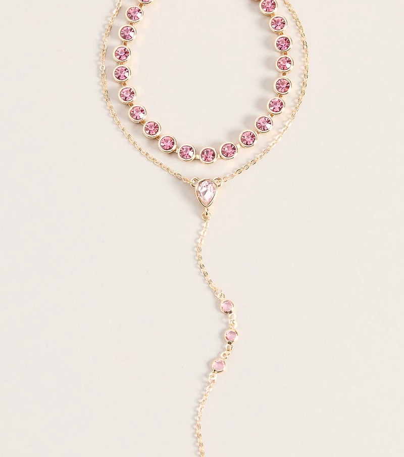 Dripping In Shine Hand Chain