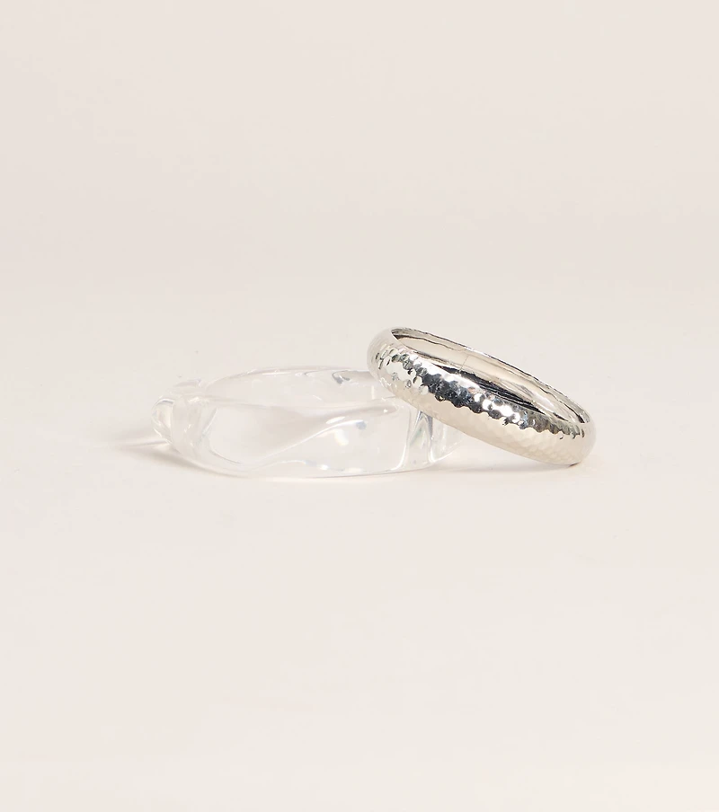 Stacked The Odds Bangle Set