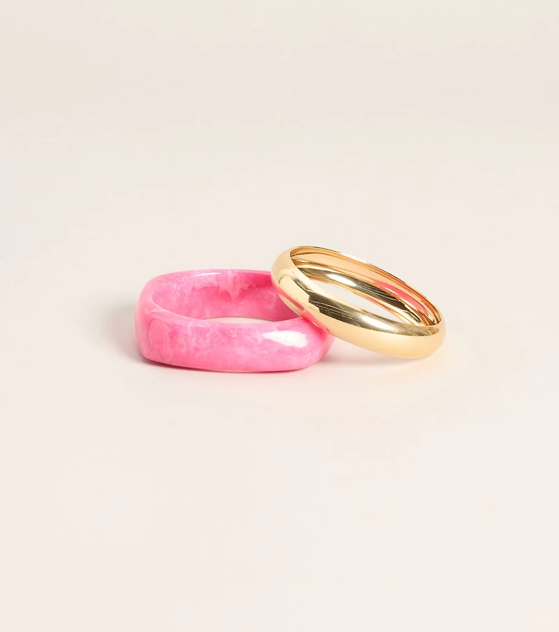 Trendy Mood Bangle Bracelet Set