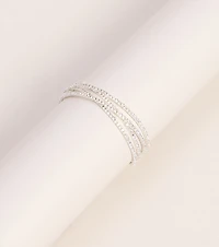 Extra Detail Rhinestone Cuff Bracelet