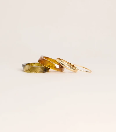 Stacked Options Bangle Bracelet Set