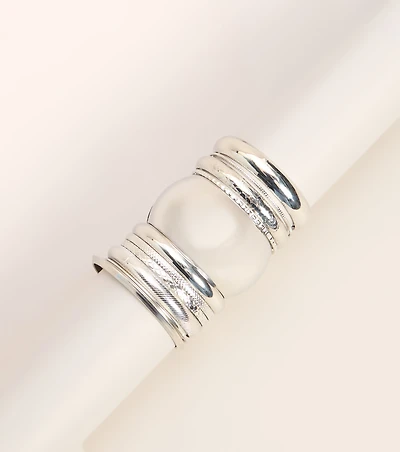 Polished Stack Bangle Bracelet Ten-Pack