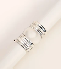 Polished Stack Bangle Bracelet Ten-Pack