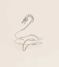 Dragon Spell Spiral Cuff Bracelet