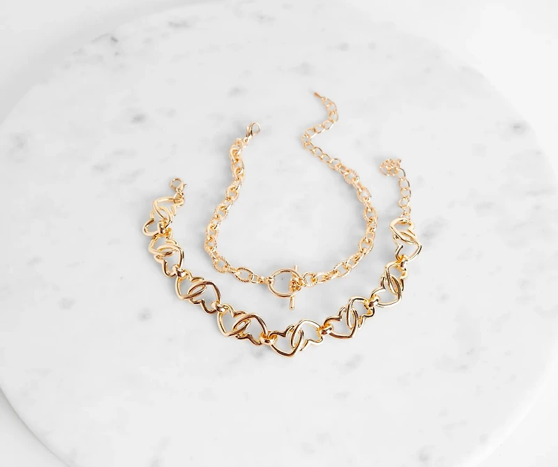 Glam It Up Anklet Set