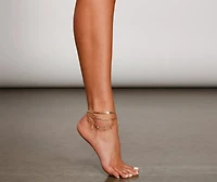 Into It Layered Chain Anklet