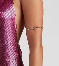 Arm Candy Faux Diamond Cuff