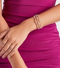 Sparkly Luxe Cubic Zirconia Cuff Bracelet