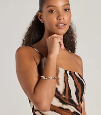 Stunning Two-Piece Bangle Bracelet Set