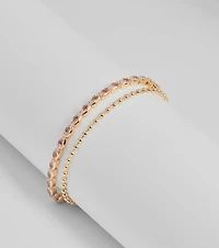 Glam Mood Beaded Stone Bracelet