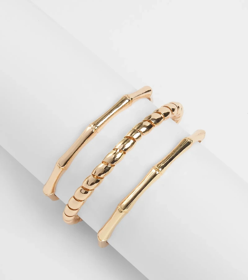Three's A Crowd Bangle Bracelet Set