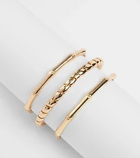 Three's A Crowd Bangle Bracelet Set