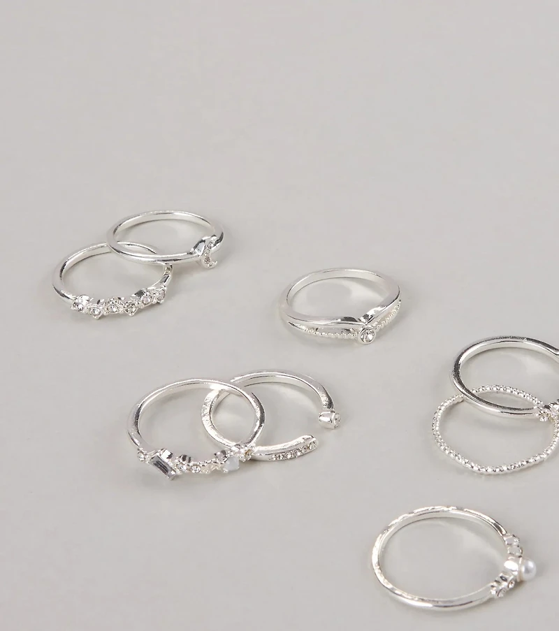 Leave You Breathless Eight Pack Ring Set