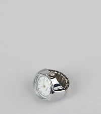 Clocked In Cute Watch Ring