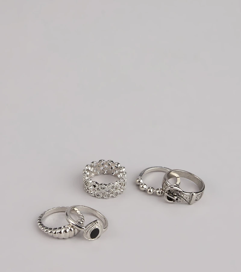 Western Charm Ring Set