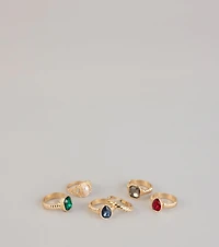 Treasure Stack Six-Piece Ring Set