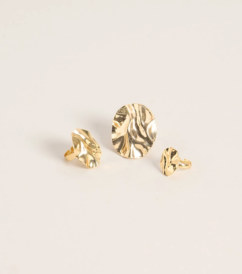 Art After Dark Ring Set