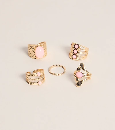 Stack It Up Five-Pack Ring Set