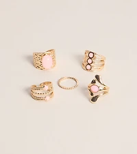 Stack It Up Five-Pack Ring Set